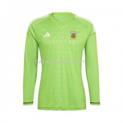 Argentinië Voetbalshirt Doelman Heren Thuis Tenue WK 2022 Lange Mouw