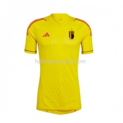 België Voetbalshirt Doelman Heren Uit Tenue WK 2022 Korte Mouw