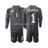 België Voetbalshirt Courtois 1 Doelman Kleuters/Kids Uit Tenue 2022 Lange Mouw