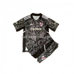 CA River Plate Voetbalshirt Doelman Kleuters/Kids Thuis Tenue 2023 Korte Mouw