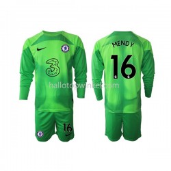 Chelsea Voetbalshirt Edouard Mendy 16 Doelman Kleuters/Kids Derde Tenue 2022-2023 Lange Mouw