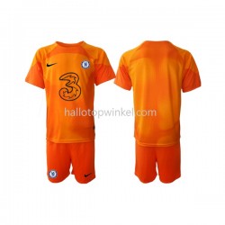Chelsea Voetbalshirt Doelman Kleuters/Kids Thuis Tenue 2022-2023 Korte Mouw