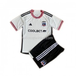 Colo-Colo Voetbalshirt Kleuters/Kids Thuis Tenue 2023 Korte Mouw