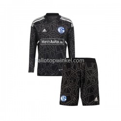 FC Schalke 04 Voetbalshirt Doelman Kleuters/Kids Thuis Tenue 2022-2023 Lange Mouw