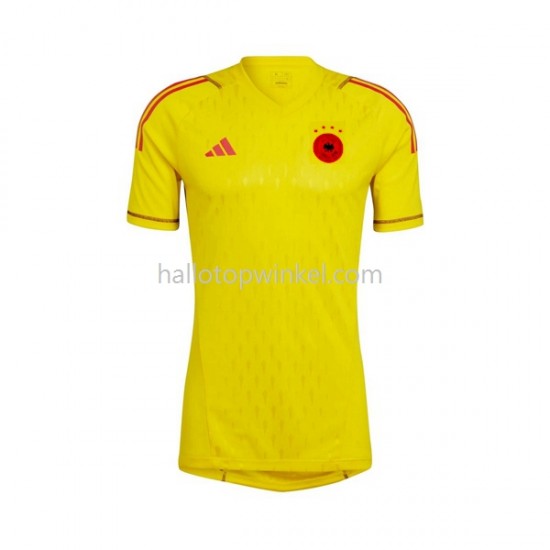 Duitsland Voetbalshirt Doelman Heren Uit Tenue WK 2022 Korte Mouw