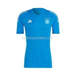 Duitsland Voetbalshirt Doelman Heren Thuis Tenue WK 2022 Korte Mouw