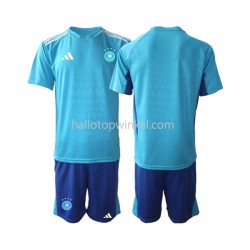 Duitsland Voetbalshirt Doelman Kleuters/Kids Thuis Tenue WK 2022 Korte Mouw