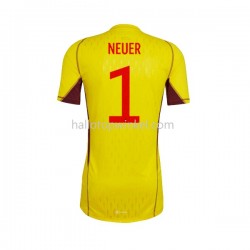 Duitsland Voetbalshirt Manuel Neuer 1 Doelman Heren Uit Tenue WK 2022 Korte Mouw