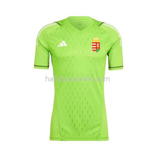 Hongarije Voetbalshirt Doelman Heren Thuis Tenue 2022 Korte Mouw