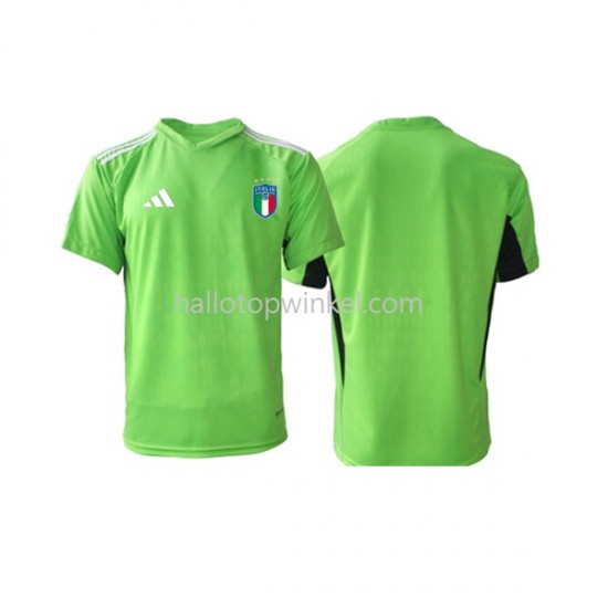 Italië Voetbalshirt Doelman Heren Thuis Tenue 2023 Korte Mouw