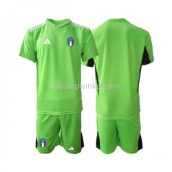Italië Voetbalshirt Doelman Kleuters/Kids Thuis Tenue 2023 Korte Mouw