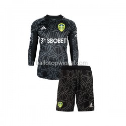Leeds United Voetbalshirt Doelman Kleuters/Kids Thuis Tenue 2022-2023 Lange Mouw