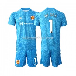 Manchester United Voetbalshirt DE GEA 1 Doelman Kleuters/Kids Thuis Tenue 2022-2023 Korte Mouw