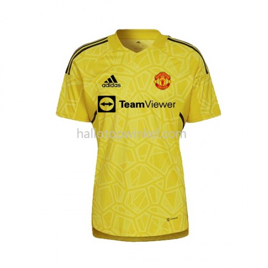 Manchester United Voetbalshirt Doelman Heren Uit Tenue 2022-2023 Korte Mouw