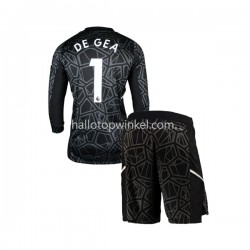 Manchester United Voetbalshirt DE GEA 1 Doelman Kleuters/Kids Uit Tenue 2022-2023 Lange Mouw