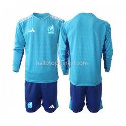 Mexico Voetbalshirt Doelman Kleuters/Kids Uit Tenue 2022 Lange Mouw