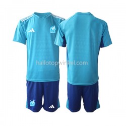 Mexico Voetbalshirt Doelman Kleuters/Kids Uit Tenue 2022 Korte Mouw