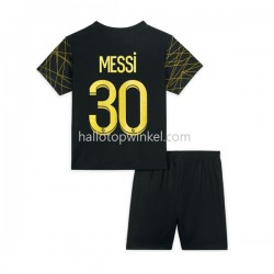 Paris Saint-Germain Voetbalshirt Lionel Messi 30 Kleuters/Kids Vierde Tenue 2022-2023 Korte Mouw