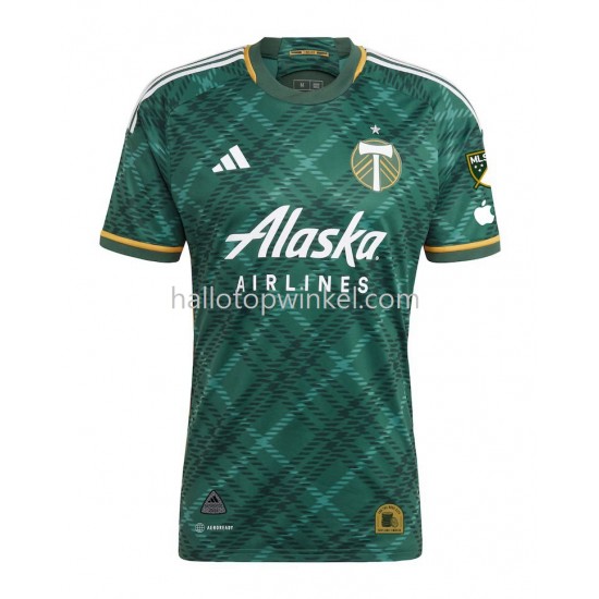 Portland Timbers Voetbalshirt Heren Thuis Tenue 2023-2024 Korte Mouw