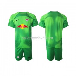 RB Leipzig Voetbalshirt Doelman Kleuters/Kids Uit Tenue 2022-2023 Korte Mouw