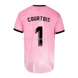 Real Madrid Voetbalshirt Thibaut Courtois 1 Doelman Heren Vierde Tenue 2021-2022 Korte Mouw