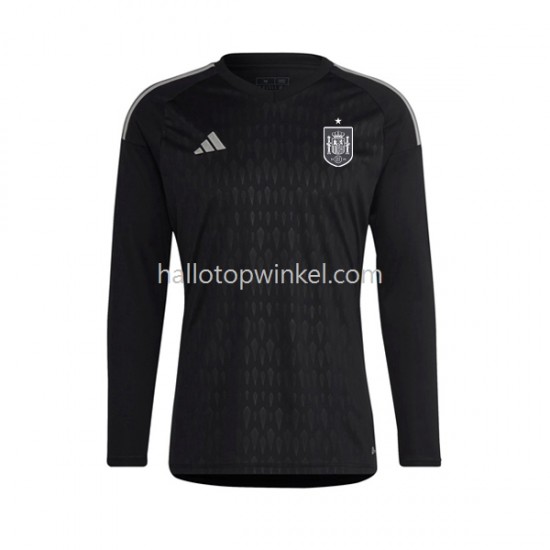 Spanje Voetbalshirt Doelman Heren Thuis Tenue 2022 Lange Mouw