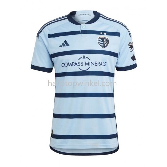 Sporting Kansas City Voetbalshirt Heren Thuis Tenue 2023-2024 Korte Mouw