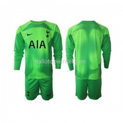 Tottenham Hotspur Voetbalshirt Doelman Kleuters/Kids Uit Tenue 2022-2023 Lange Mouw