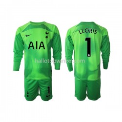 Tottenham Hotspur Voetbalshirt Hugo Lloris 1 Doelman Kleuters/Kids Uit Tenue 2022-2023 Lange Mouw