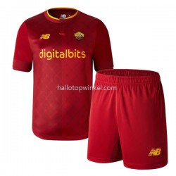 AS Roma Voetbalshirt Kleuters/Kids Thuis Tenue 2022-2023 Korte Mouw