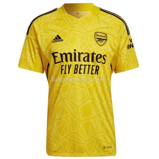 Arsenal Voetbalshirt Doelman Thuis Tenue 2022-2023 Korte Mouw