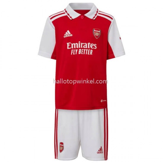 Arsenal Voetbalshirt Kleuters/Kids Thuis Tenue 2022-2023 Korte Mouw