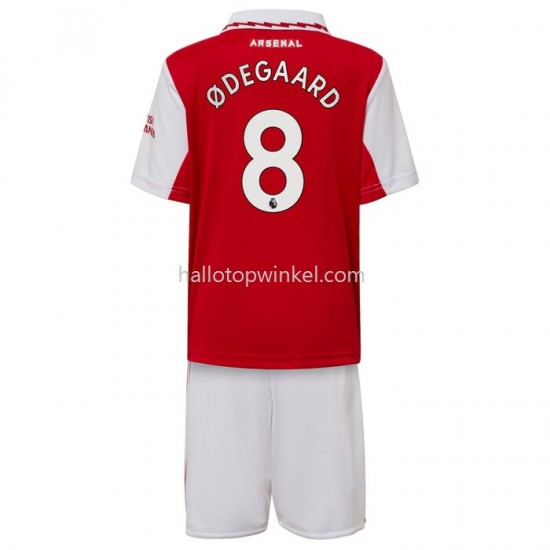 Arsenal Voetbalshirt Odegaard 8 Kleuters/Kids Thuis Tenue 2022-2023 Korte Mouw