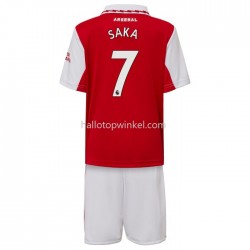Arsenal Voetbalshirt Saka 7 Kleuters/Kids Thuis Tenue 2022-2023 Korte Mouw