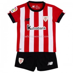 Athletic Bilbao Voetbalshirt Kleuters/Kids Thuis Tenue 2022-2023 Korte Mouw