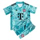 Bayern München Voetbalshirt Doelman Kleuters/Kids Thuis Tenue 2022-2023 Korte Mouw