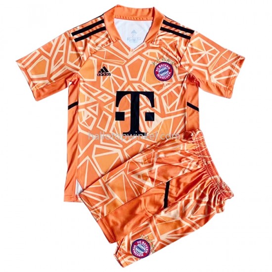 Bayern München Voetbalshirt Doelman Kleuters/Kids Derde Tenue 2022-2023 Korte Mouw