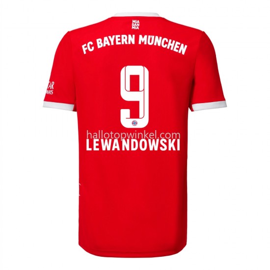 Bayern München Voetbalshirt Lewandowski 9 Thuis Tenue 2022-2023 Korte Mouw