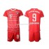 Bayern München Voetbalshirt Lewandowski 9 Kleuters/Kids Thuis Tenue 2022-2023 Korte Mouw