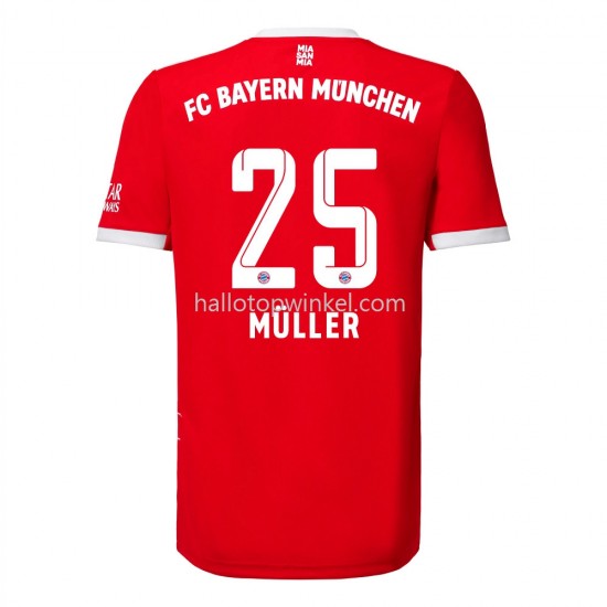 Bayern München Voetbalshirt Muller 25 Thuis Tenue 2022-2023 Korte Mouw
