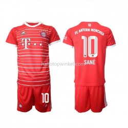 Bayern München Voetbalshirt Sane 10 Kleuters/Kids Thuis Tenue 2022-2023 Korte Mouw