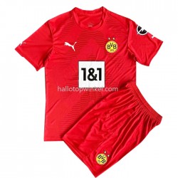 Borussia Dortmund Voetbalshirt Doelman Kleuters/Kids Thuis Tenue 2022-2023 Korte Mouw