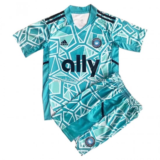 Charlotte FC Voetbalshirt Kleuters/Kids Thuis Tenue 2022-2023 Korte Mouw