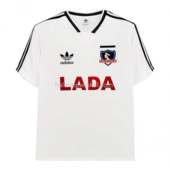 Colo-Colo Voetbalshirt Thuis Tenue 1991 Korte Mouw