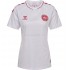 Denemarken Voetbalshirt Dames Uit Tenue 2022 Korte Mouw