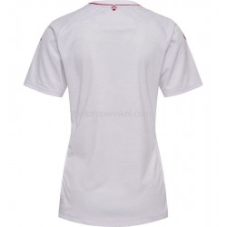 Denemarken Voetbalshirt Dames Uit Tenue 2022 Korte Mouw