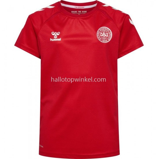 Denemarken Voetbalshirt Dames Thuis Tenue 2022 Korte Mouw