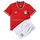 Egypte Voetbalshirt Kleuters/Kids Thuis Tenue 2022 Korte Mouw