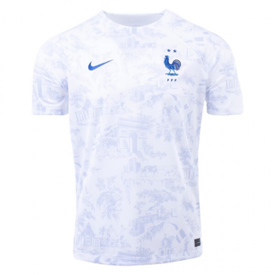 Frankrijk Voetbalshirt Uit Tenue WK 2022 Korte Mouw