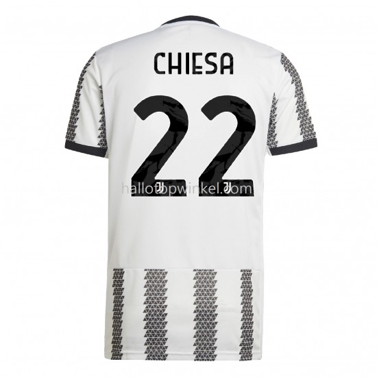 Juventus Voetbalshirt Chiesa 22 Thuis Tenue 2022-2023 Korte Mouw